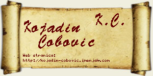 Kojadin Čobović vizit kartica